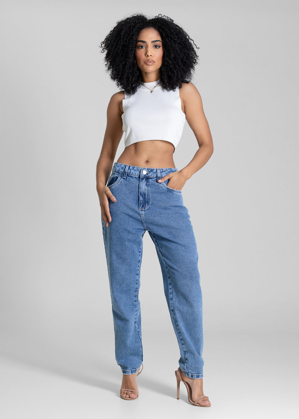Calça Jeans Sawary Mom - 283426 AZUL