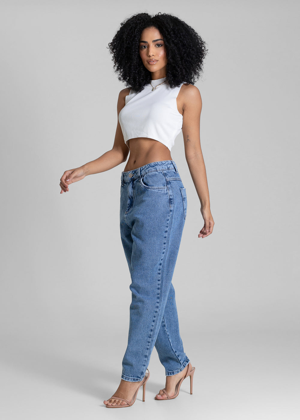 Calça Jeans Sawary Mom - 283426 AZUL