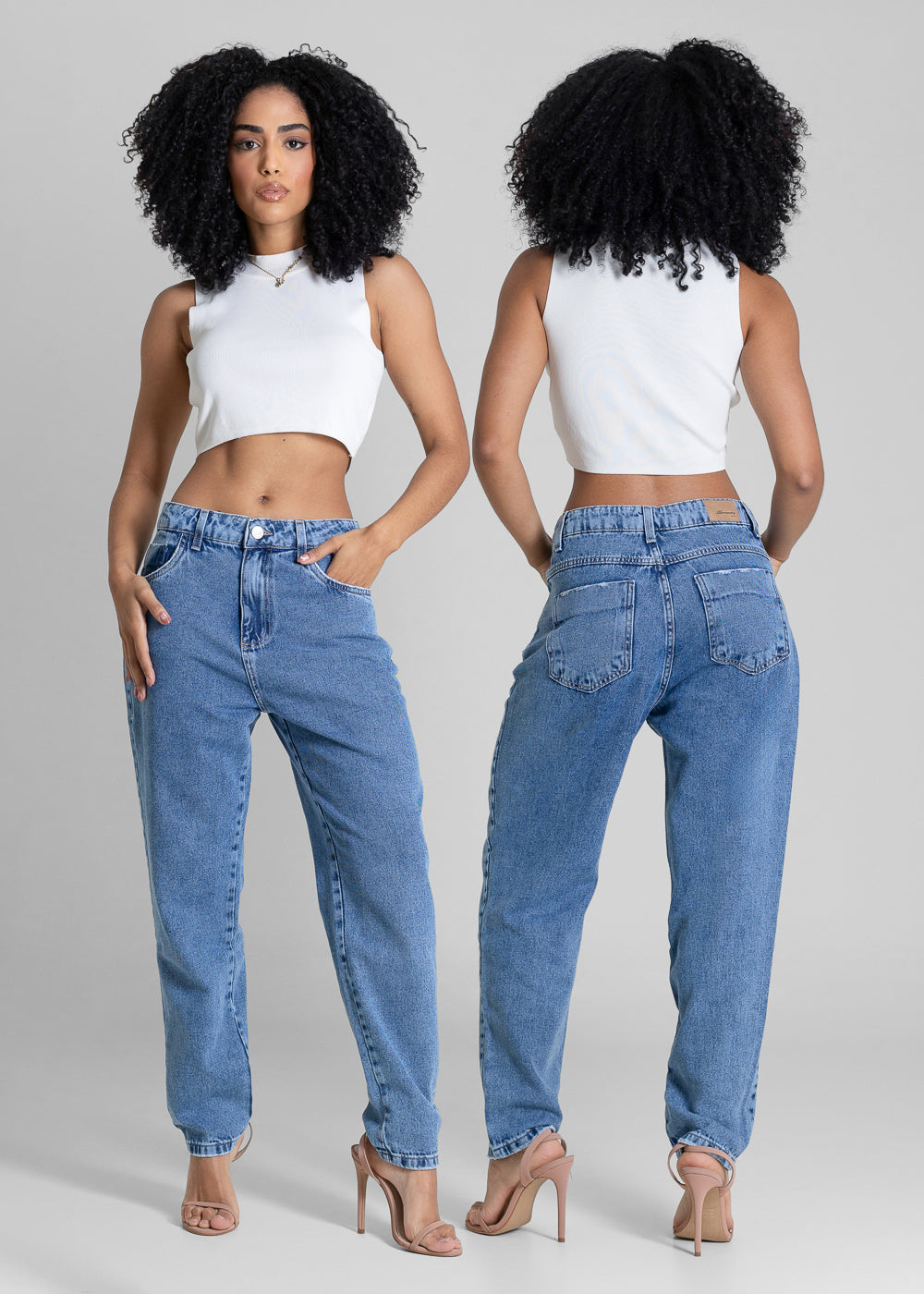 Calça Jeans Sawary Mom - 283426 AZUL