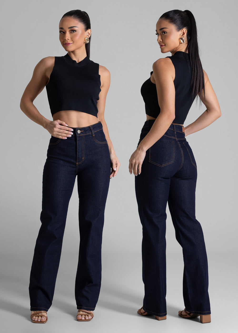 Calça Jeans Sawary Reta - 283435 AZUL