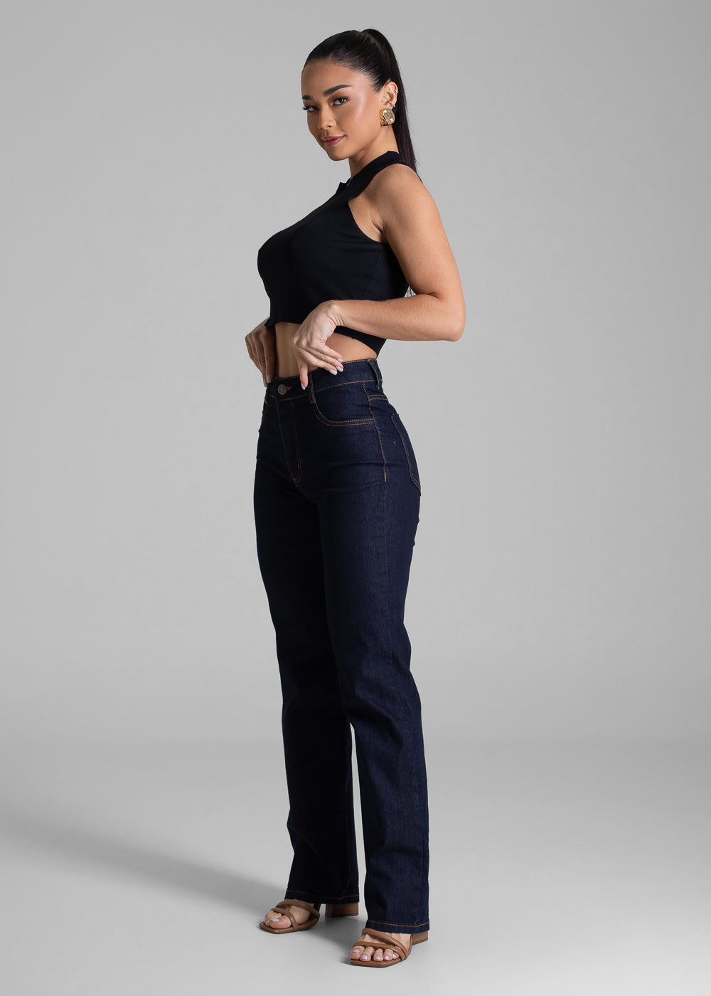 Calça Jeans Sawary Reta - 283435 AZUL
