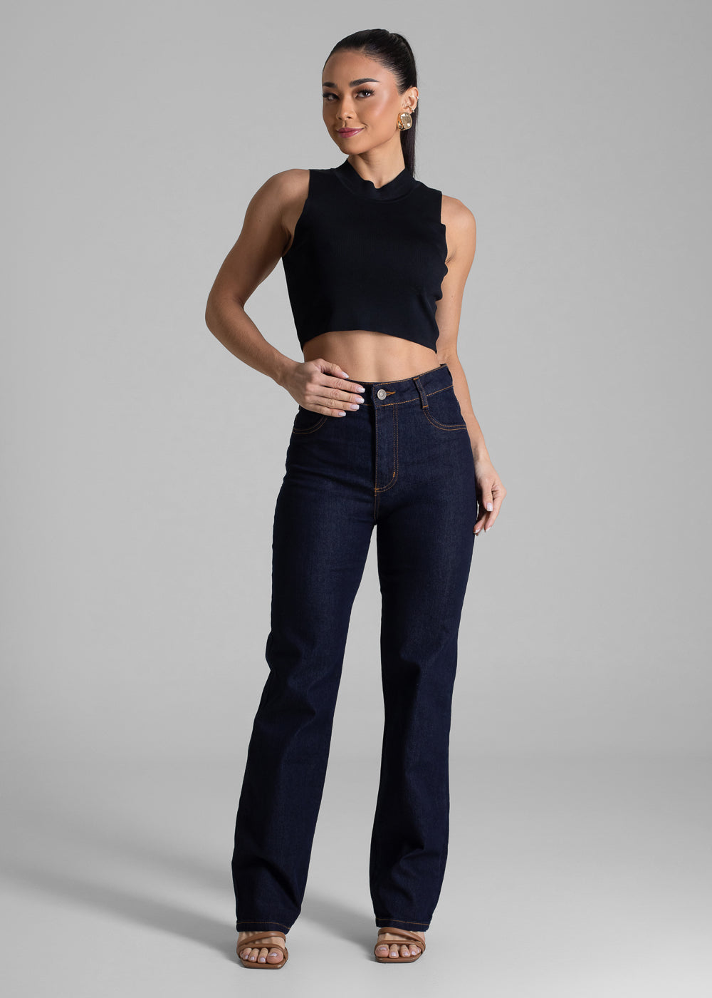 Calça Jeans Sawary Reta - 283435 AZUL