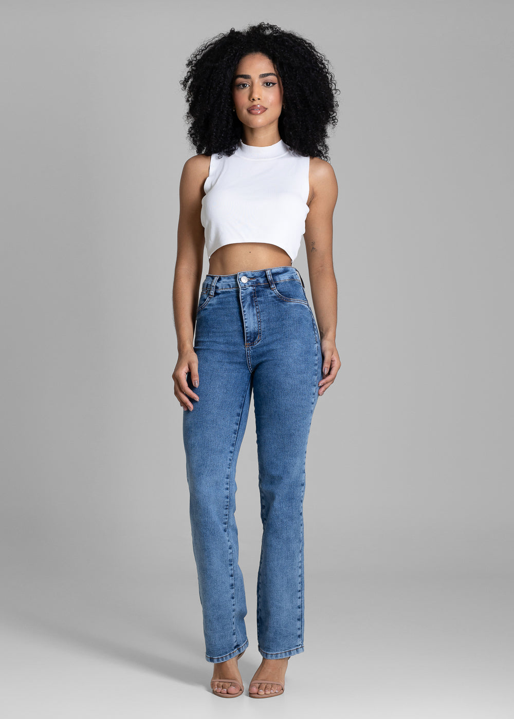 Calça Jeans Sawary Reta - 283476 AZUL