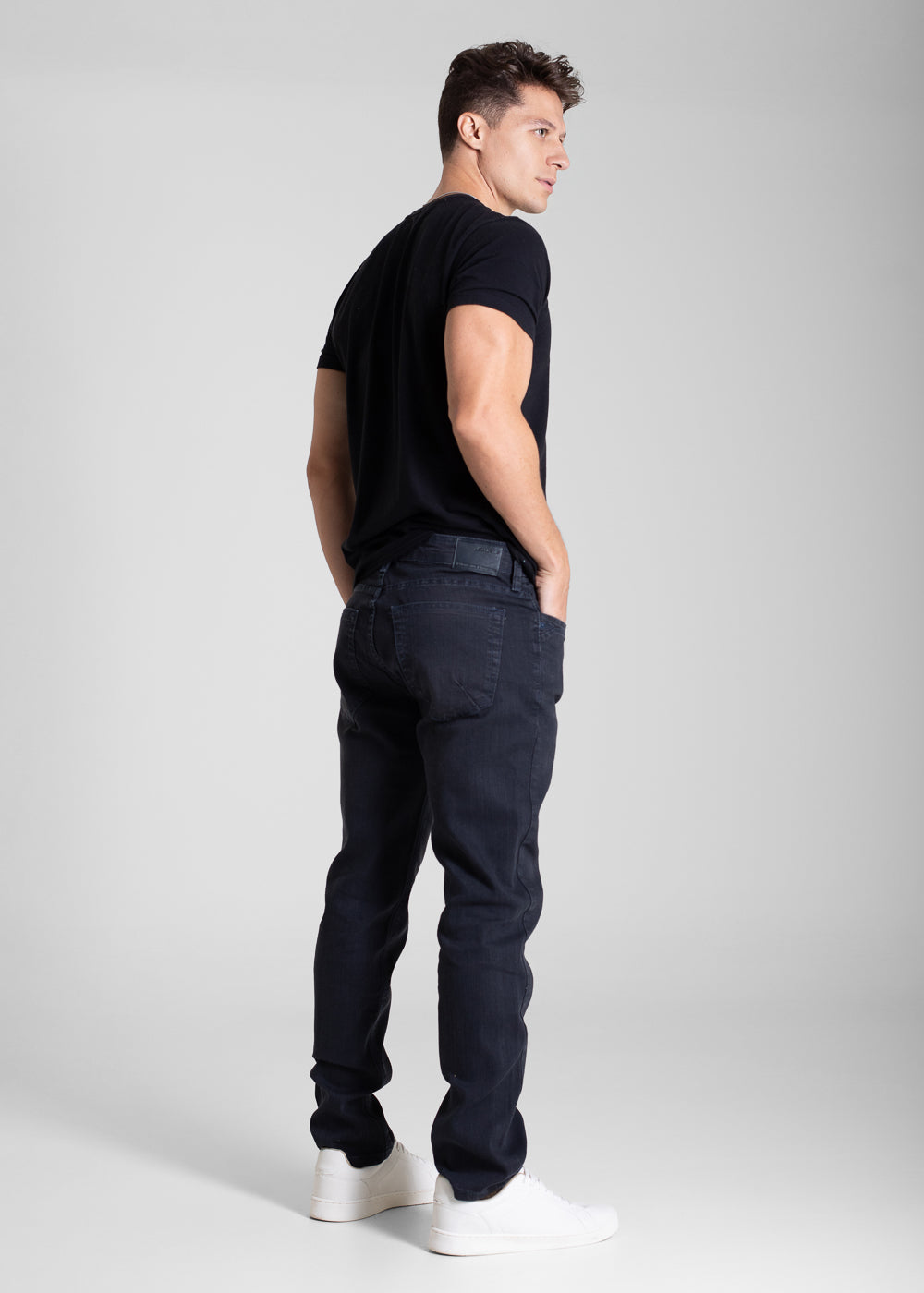 Calça Jeans Sawary Slim - 283484 PRETO