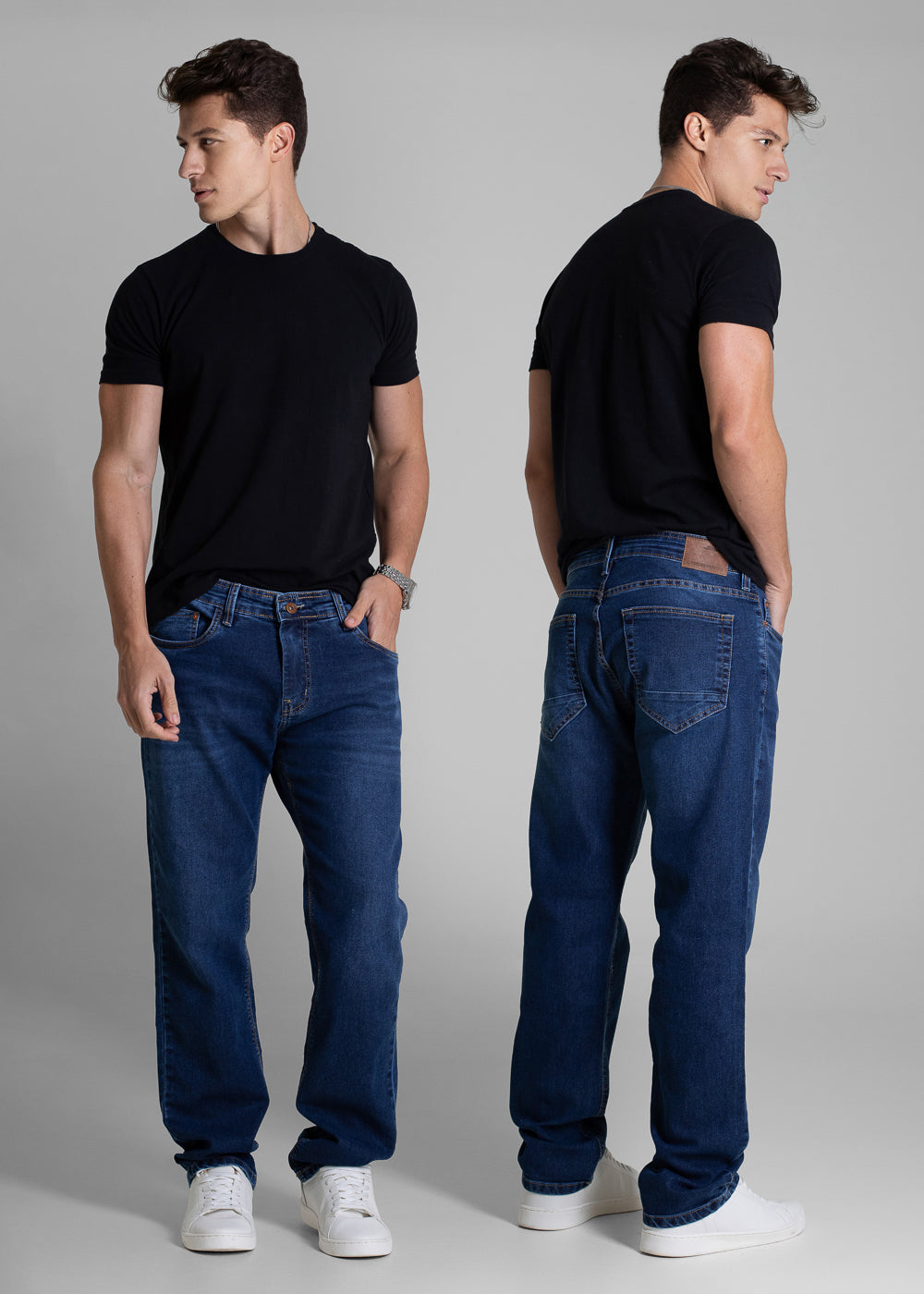 Calça Jeans Sawary Reta - 283485 AZUL