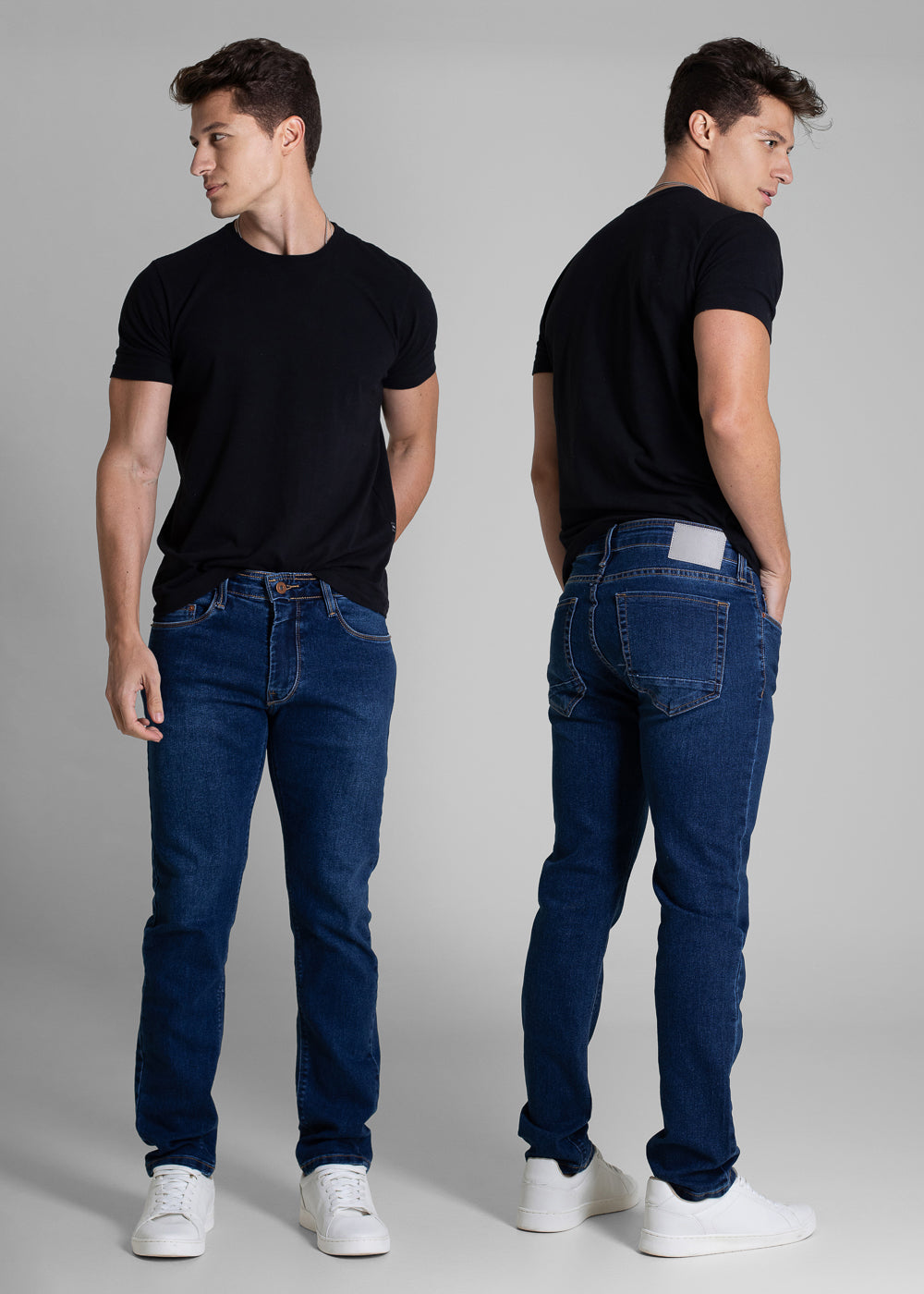 Calça Jeans Sawary Slim - 283489 AZUL