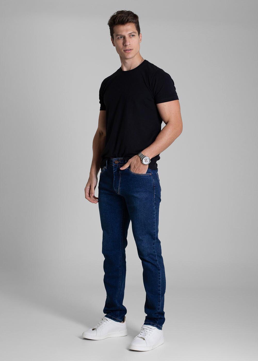 Calça Jeans Sawary Slim - 283489 AZUL