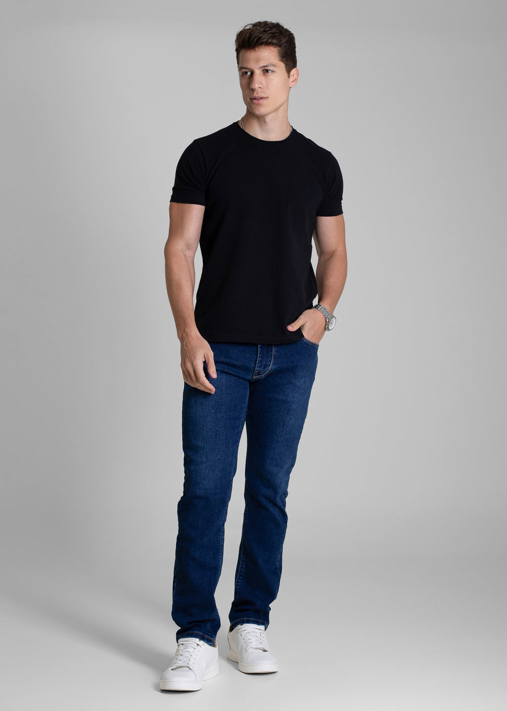 Calça Jeans Sawary Slim - 283489 AZUL