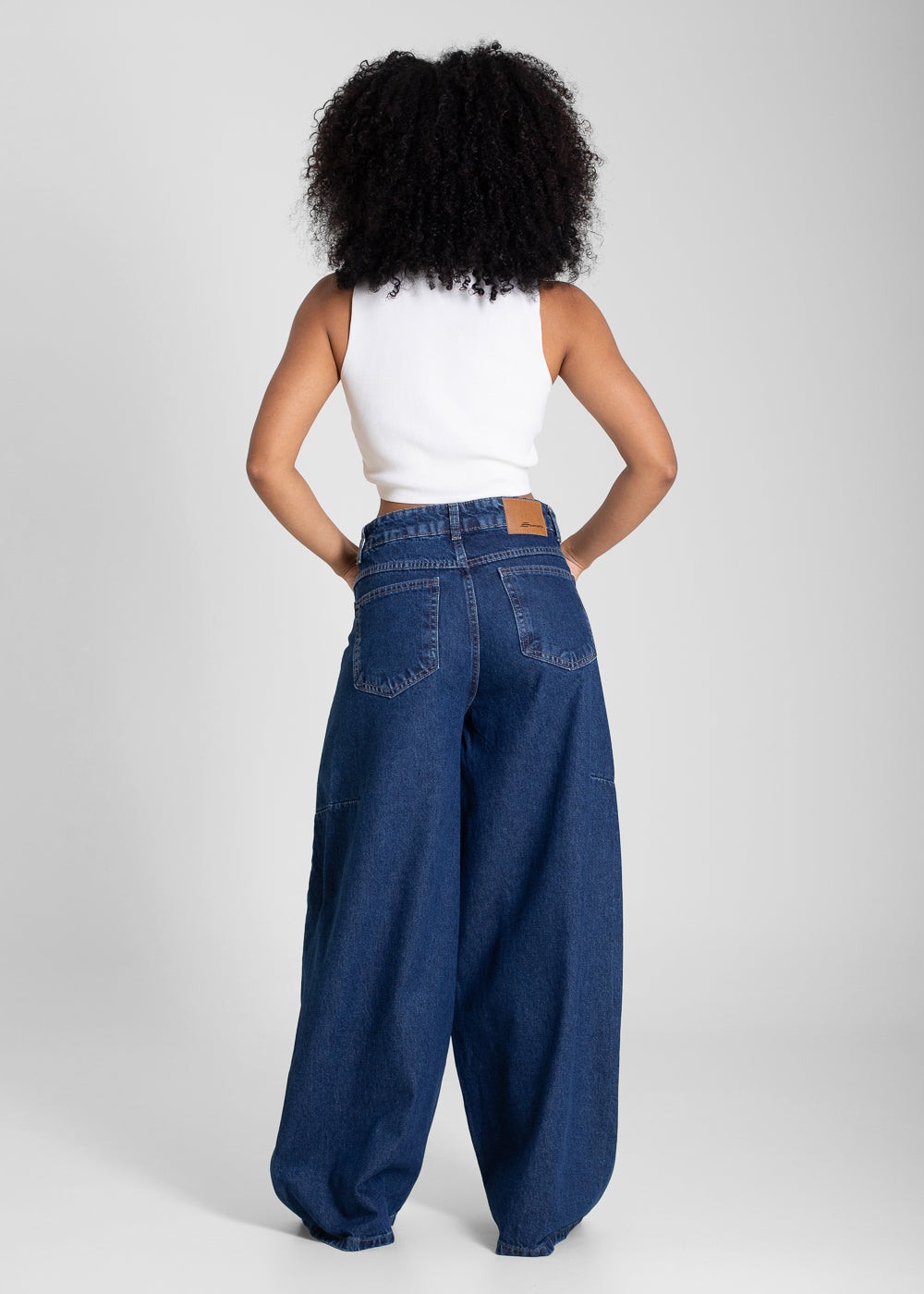 Calça Jeans Sawary Balloon - 283492 AZUL