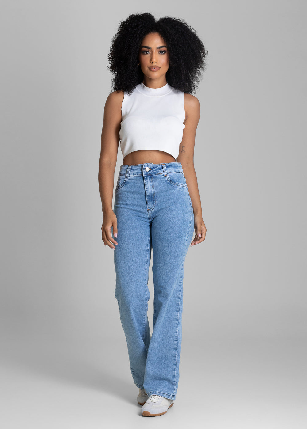 Calça Jeans Sawary Reta Petit - 283493 AZUL