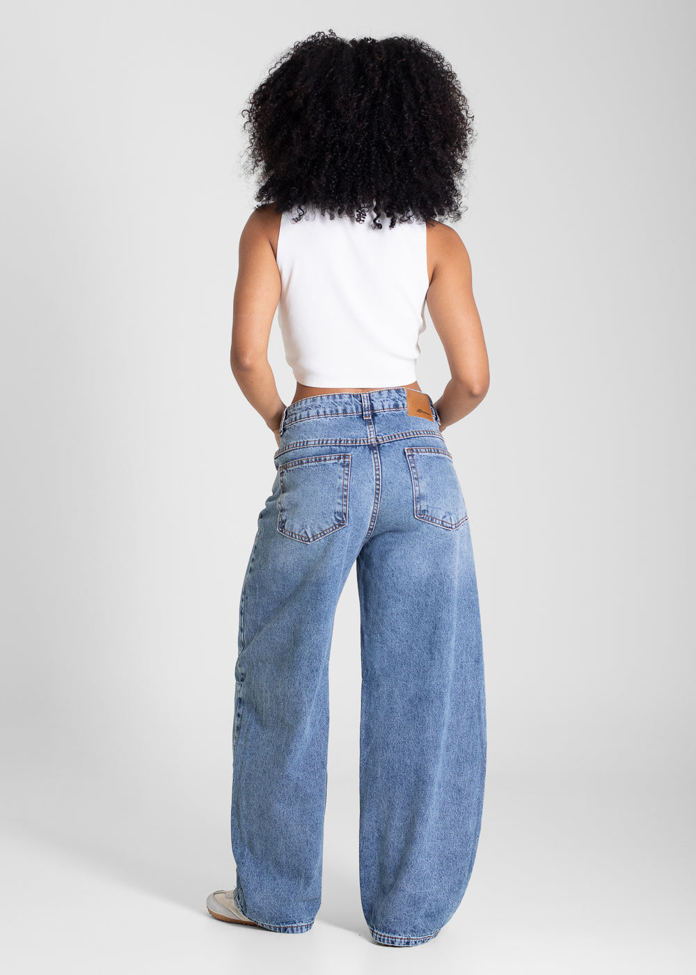 Calça Jeans Sawary Balloon Petit - 283496 AZUL