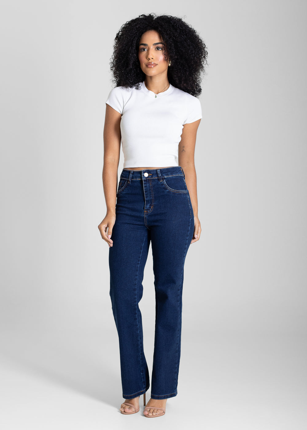 Calça Jeans Sawary Reta - 283500 AZUL