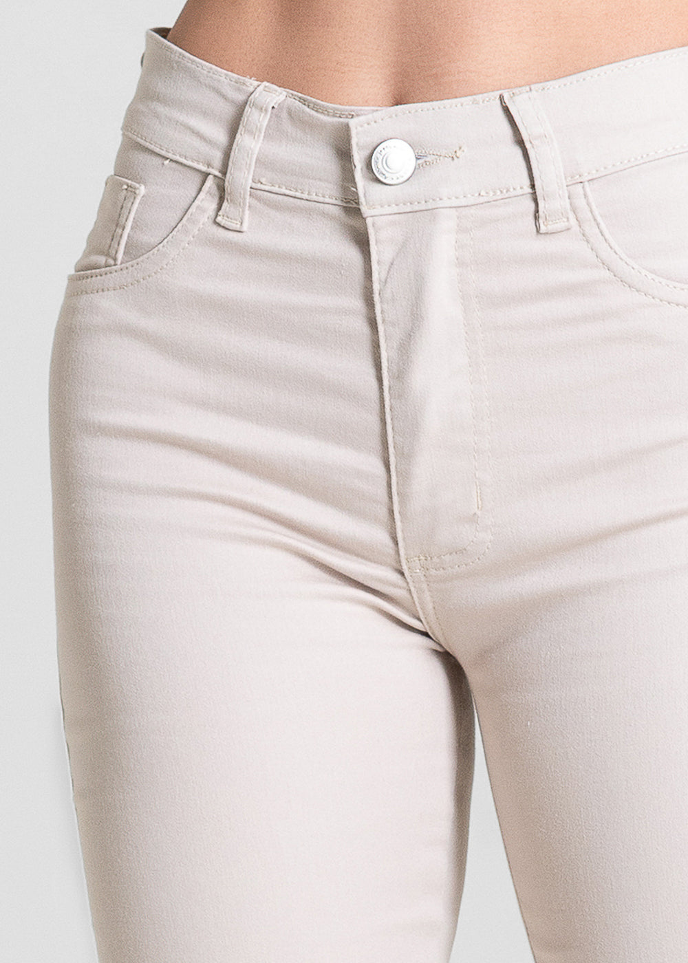 Calça Sarja Sawary Boot Cut Petit - 283503 BEGE
