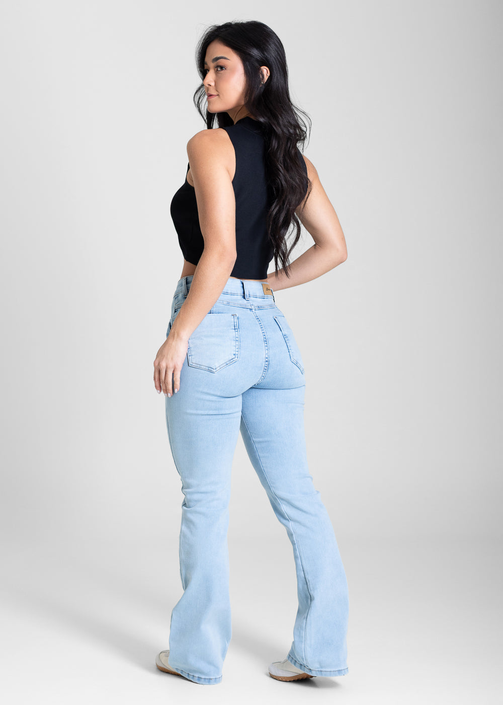Calça Jeans Sawary Boot Cut Petit - 283522 AZUL