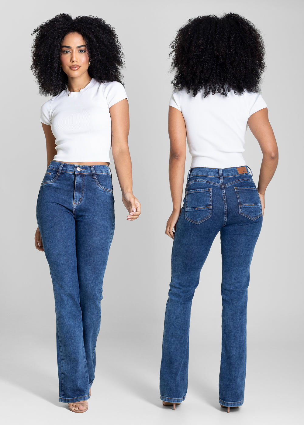 Calça Jeans Sawary Boot Cut - 283533 AZUL