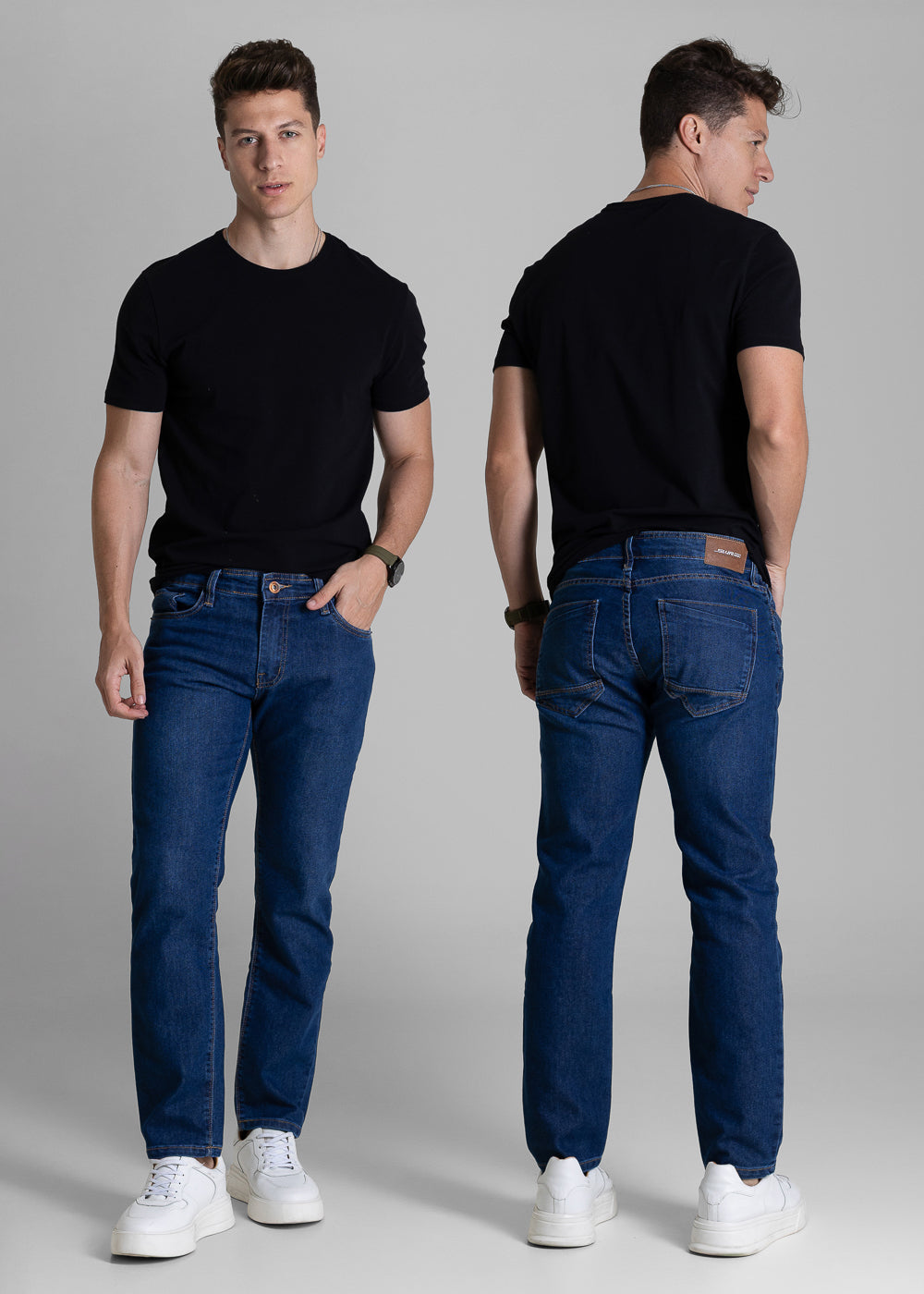 Calça Jeans Sawary 73 - 283537 AZUL