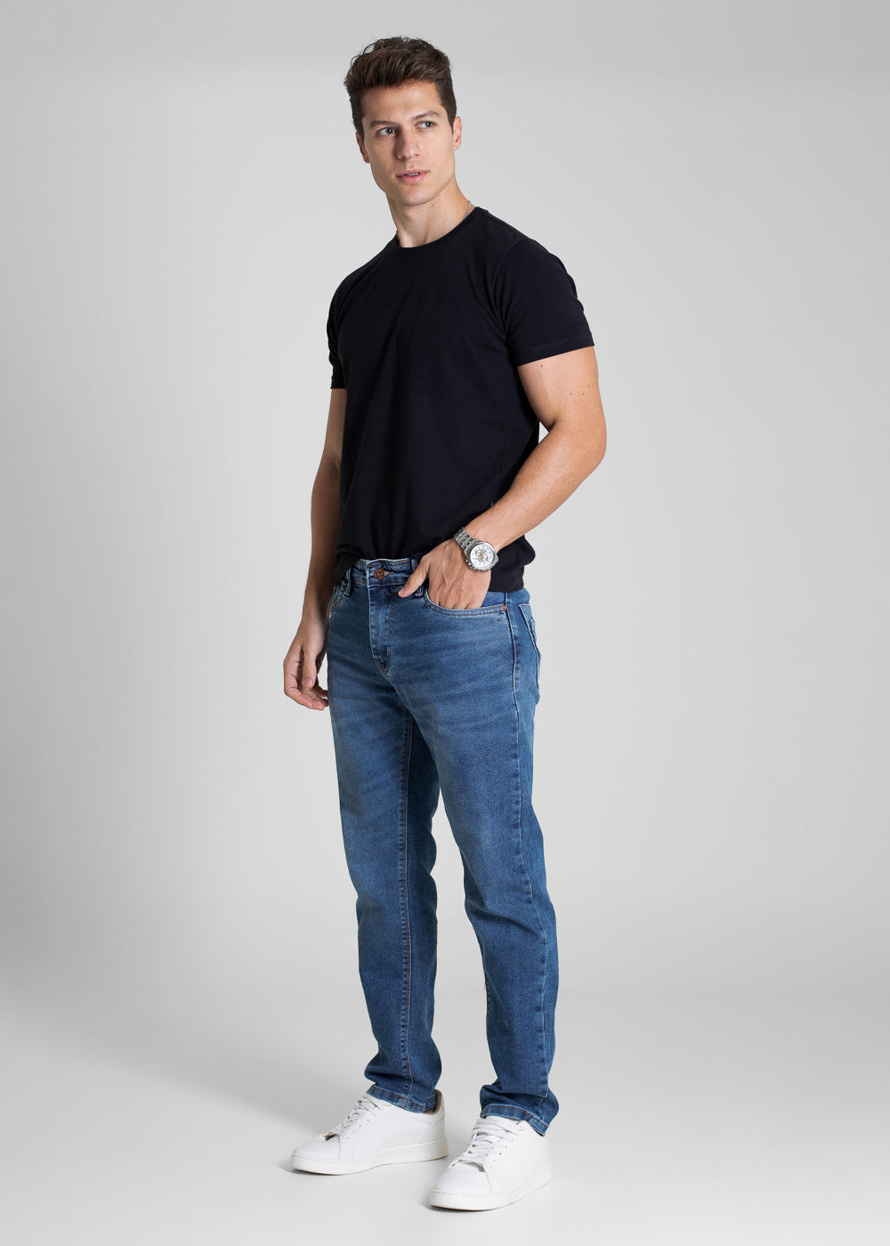 Calça Jeans Sawary 73 - 283539 AZUL