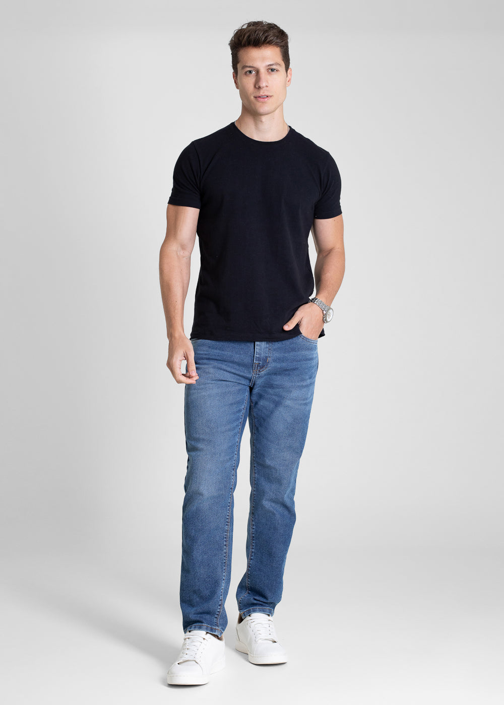 Calça Jeans Sawary 73 - 283539 AZUL
