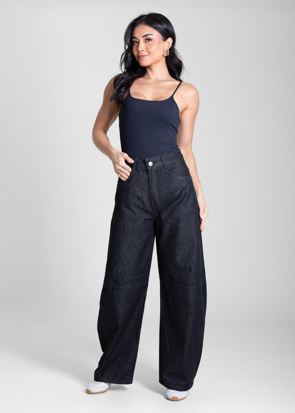 Calça Jeans Sawray Wide Leg Petit - 279939 AZUL – Sawary