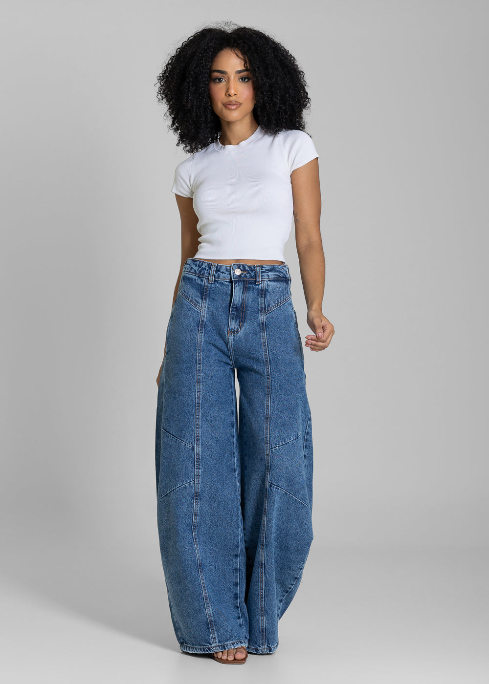 Calça Jeans Sawary Balloon - 283570 AZUL