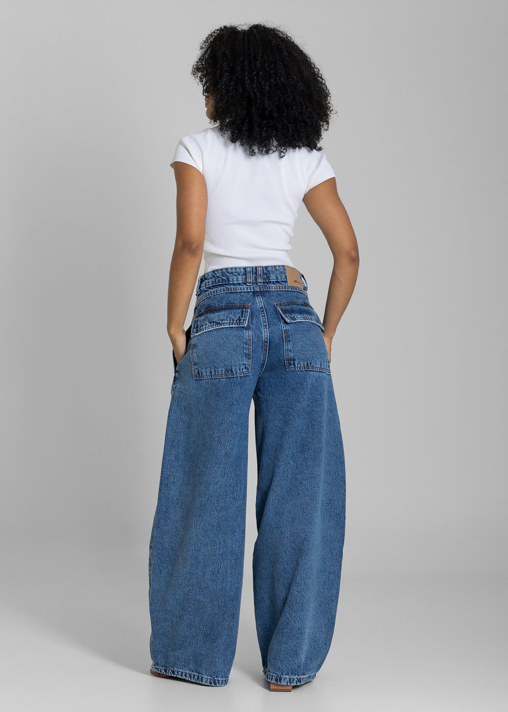Calça Jeans Sawary Balloon - 283570 AZUL