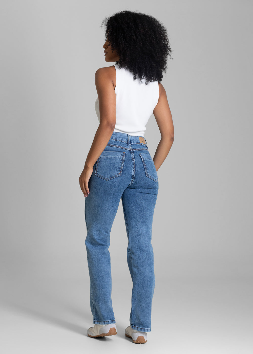 Calça Jeans Sawary Reta Petit - 283582 AZUL