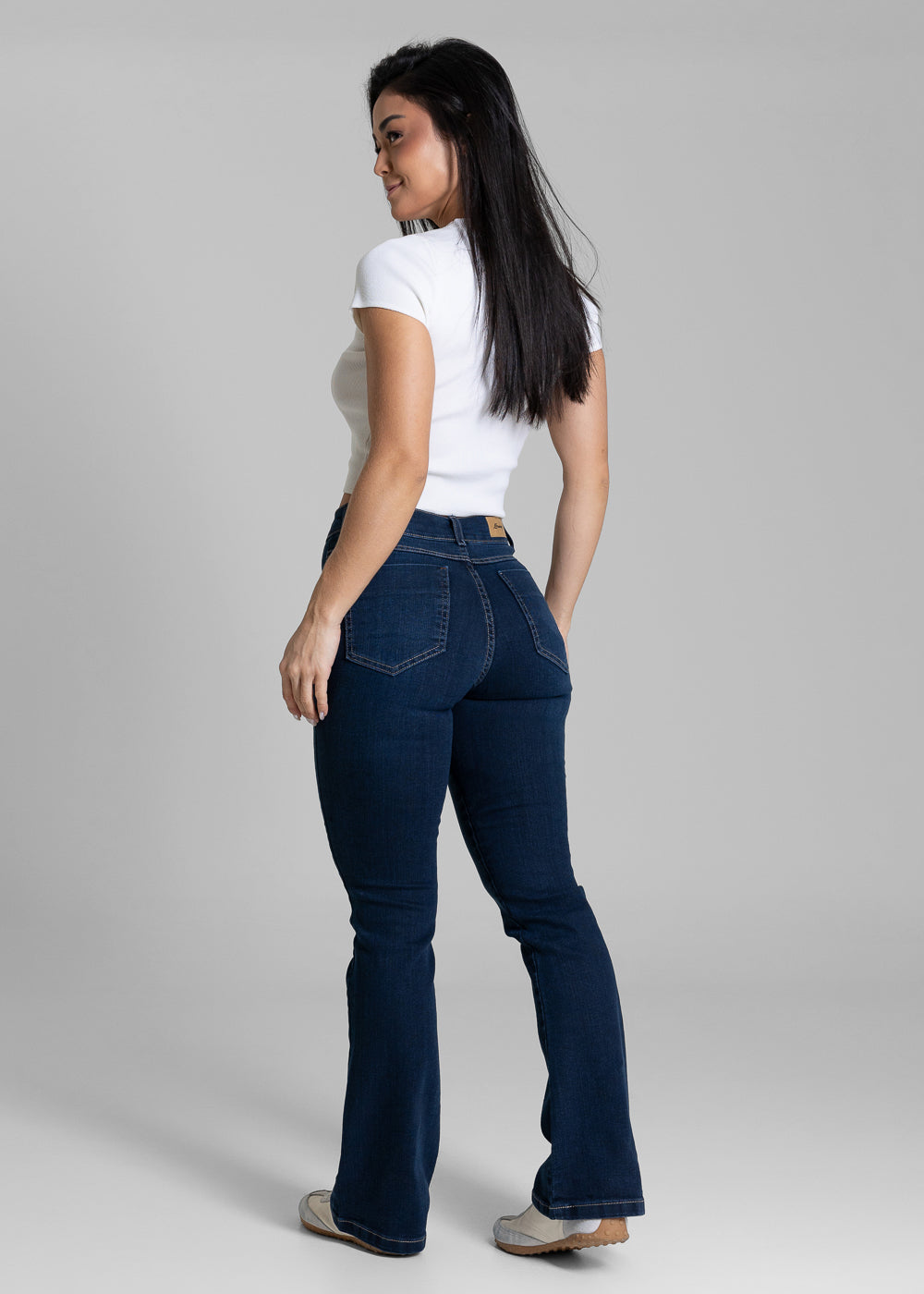 Calça Jeans Sawary Boot Cut Petit - 283599 AZUL