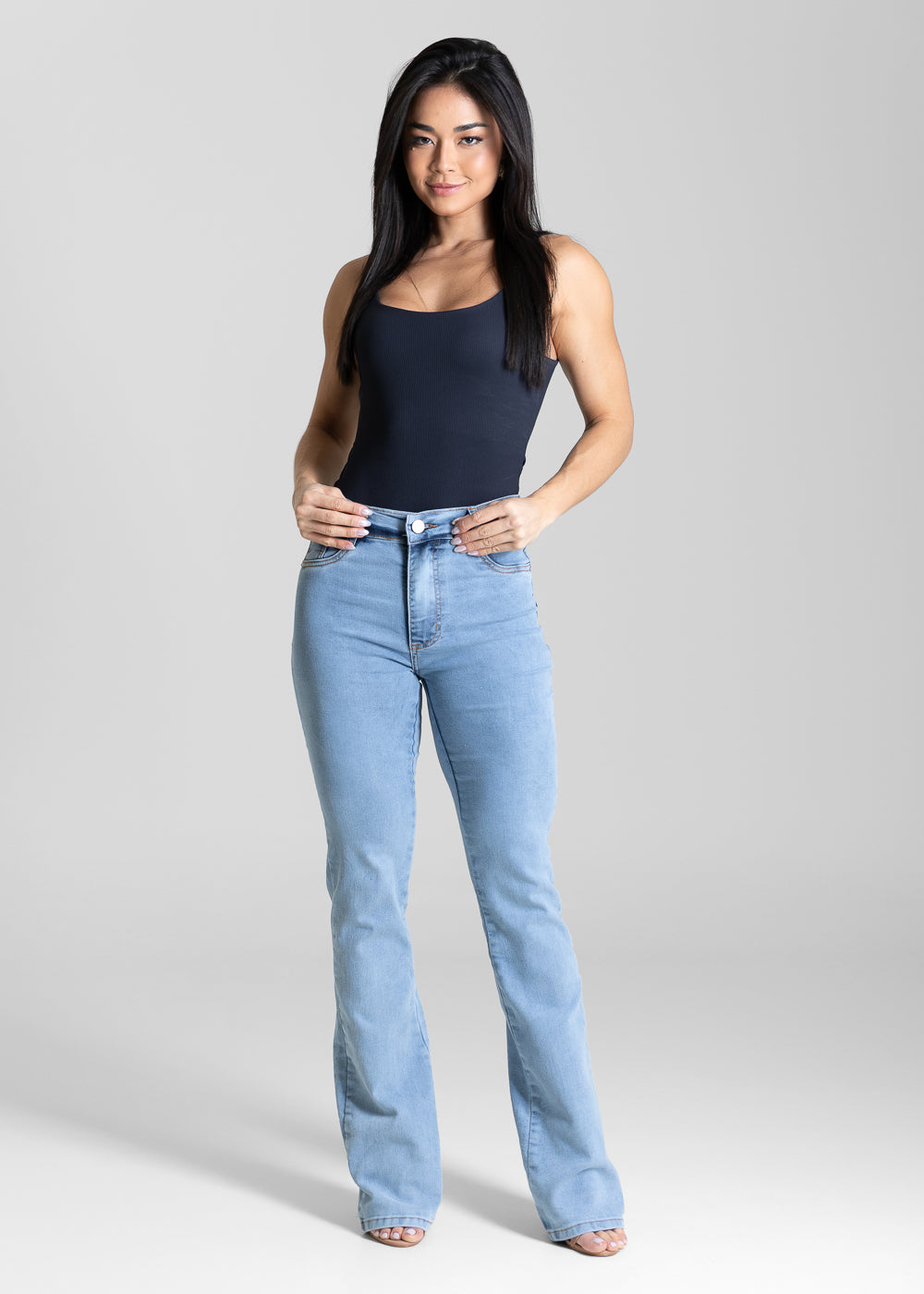 Calça Jeans Sawary Boot Cut - 283604 AZUL