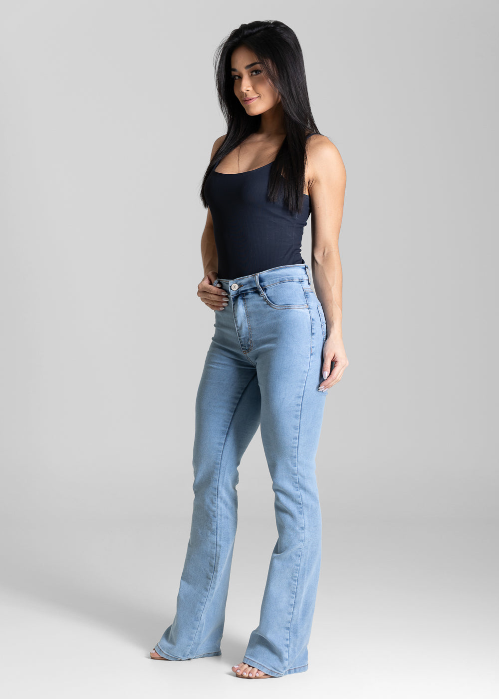 Calça Jeans Sawary Boot Cut - 283604 AZUL