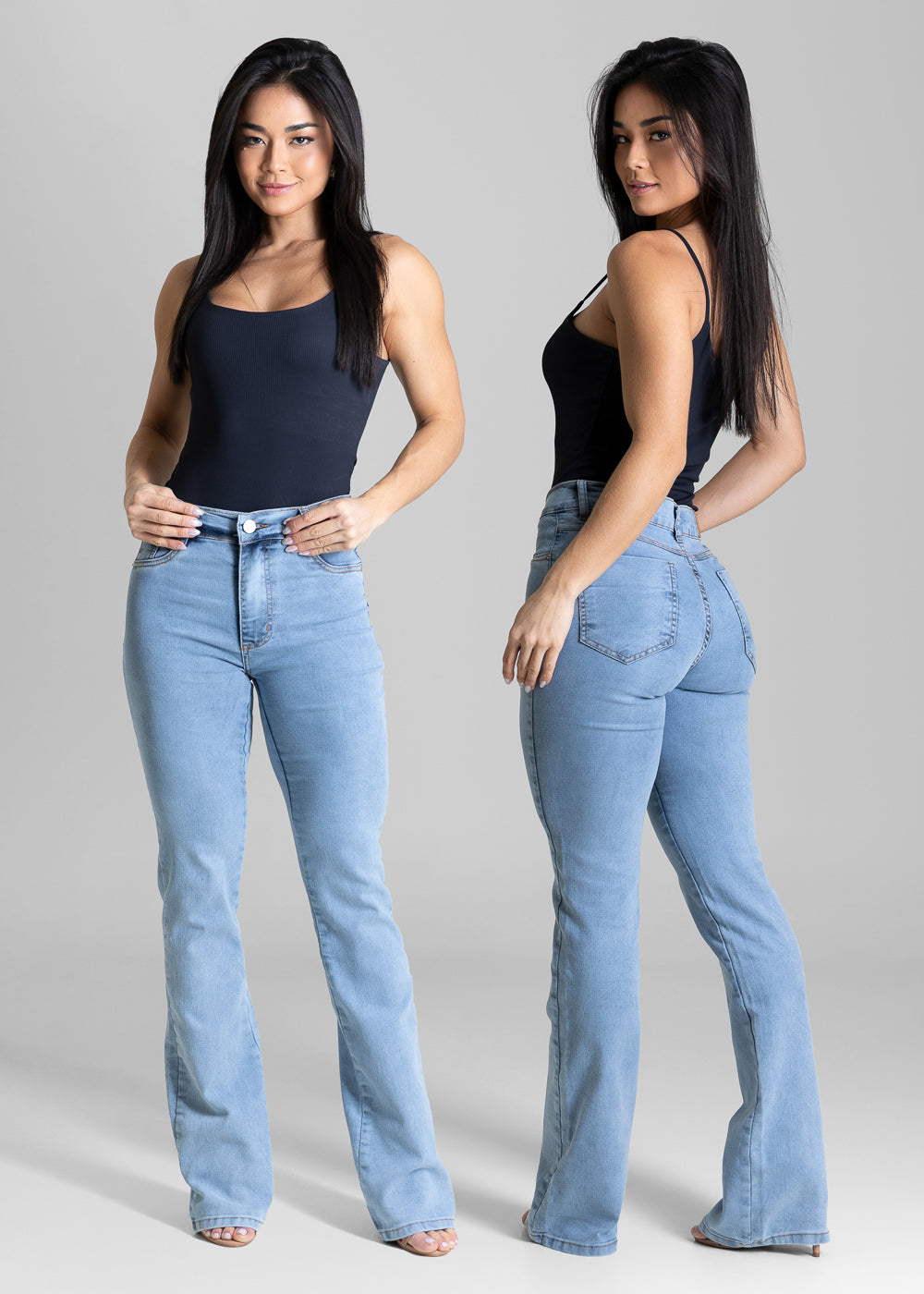 Calça Jeans Sawary Boot Cut - 283604 AZUL