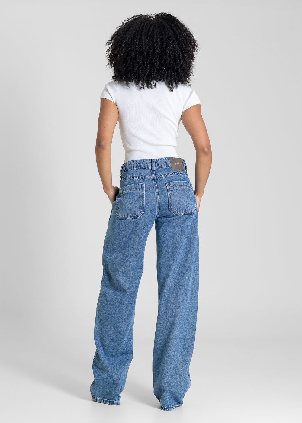 Calça Jeans Sawary Barrel - 283611 AZUL