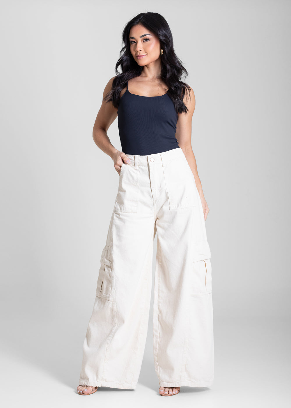 Calça Sarja Sawary Balloon - 283612 PT