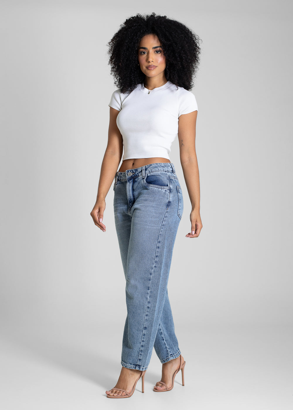 Calça Jeans Sawary Barrel - 283613 AZUL