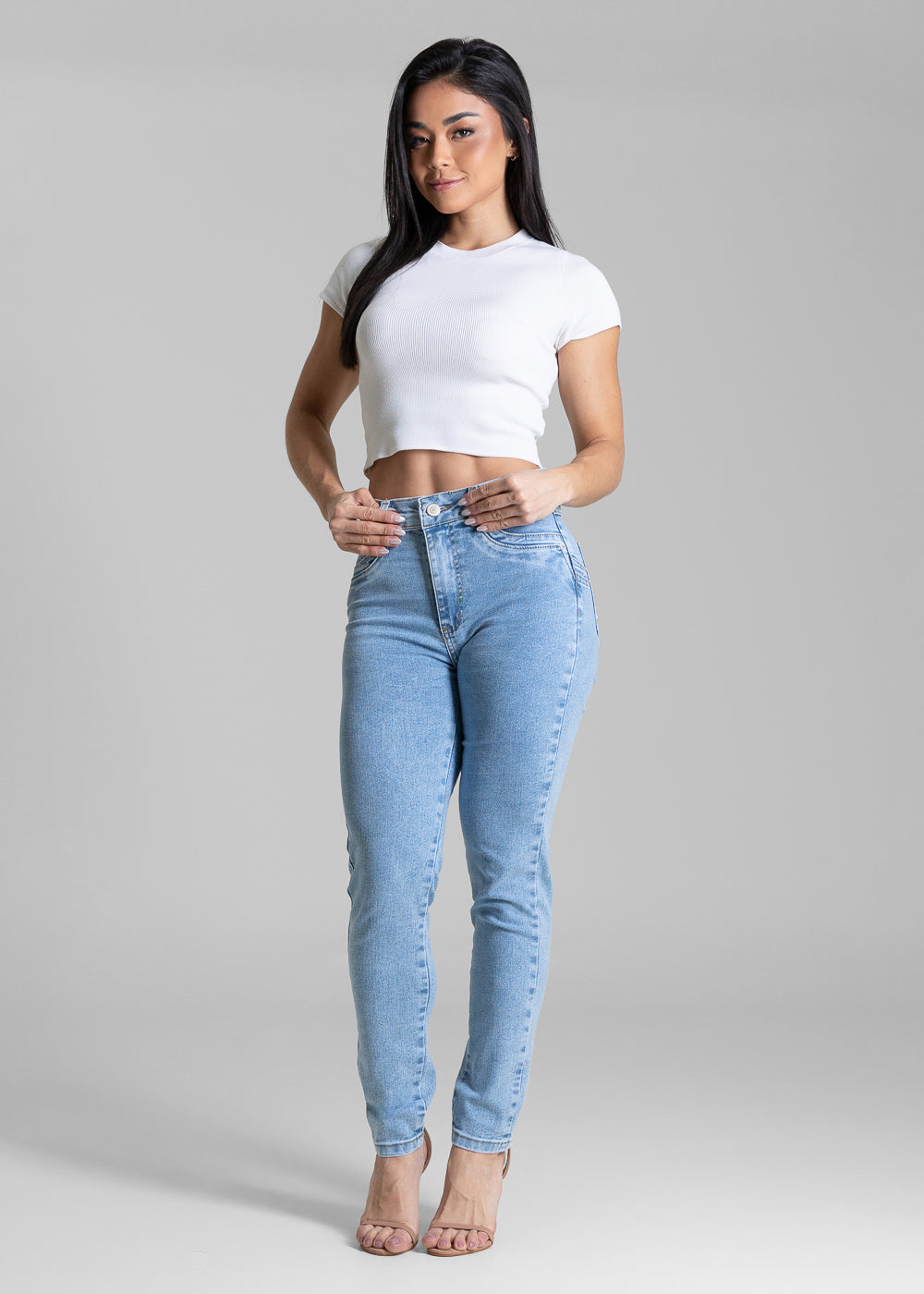 Calça Jeans Sawary Levanta Bumbum - 283617 AZUL