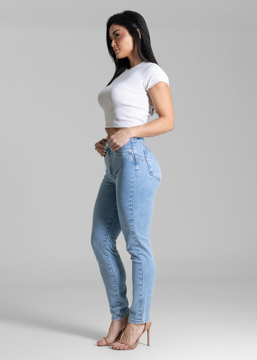 Calça Jeans Sawary Levanta Bumbum - 283617 AZUL