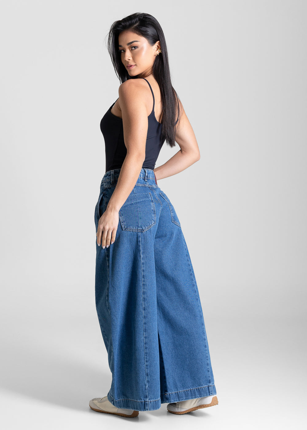 Calça Jeans Sawary Balloon Petit - 283620 AZUL