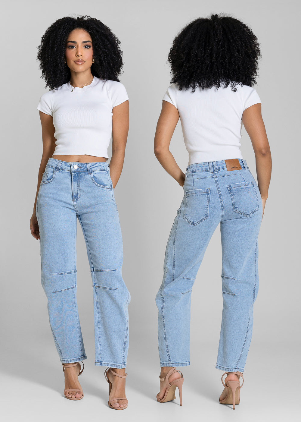 Calça Jeans Sawary Barrel - 283624 AZUL