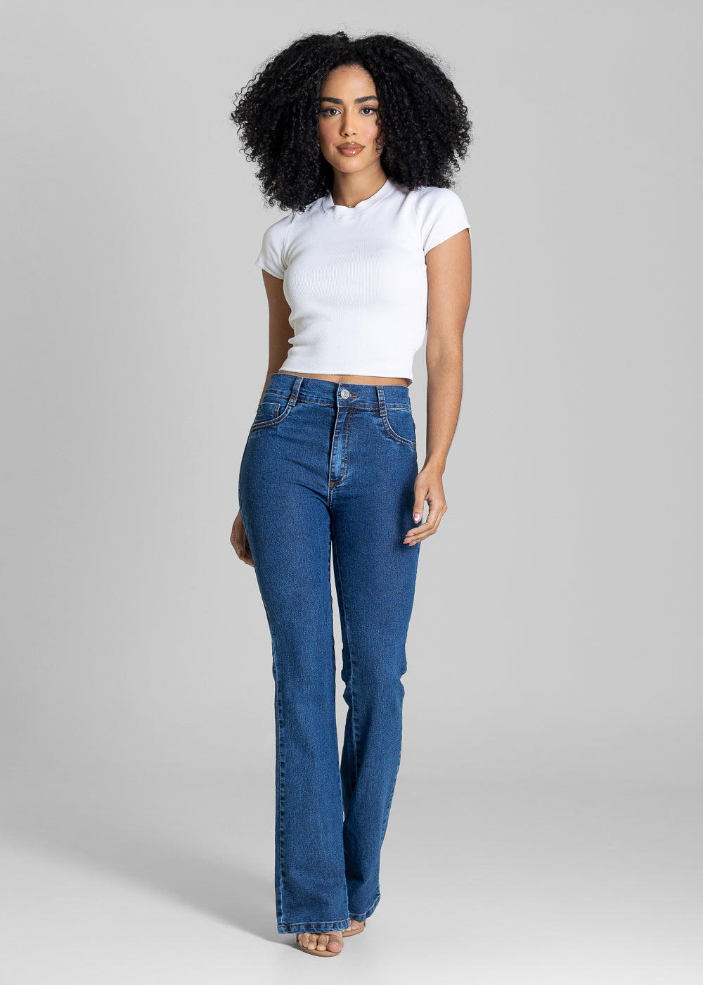 Calça Jeans Sawary Boot Cut - 283643 AZUL