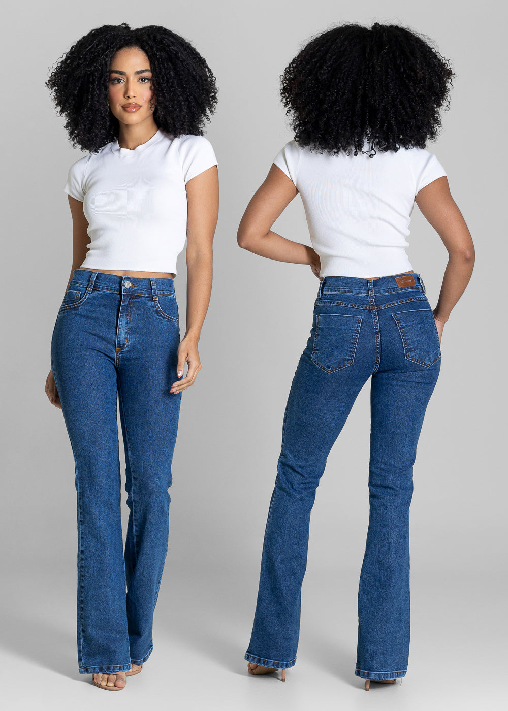 Calça Jeans Sawary Boot Cut - 283643 AZUL
