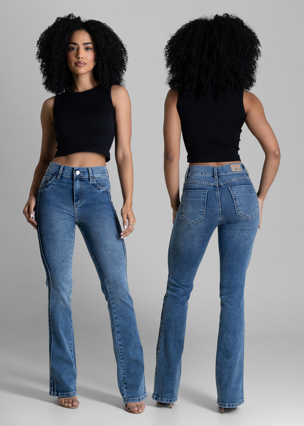 Calça Jeans Sawary Boot Cut - 283651 AZUL
