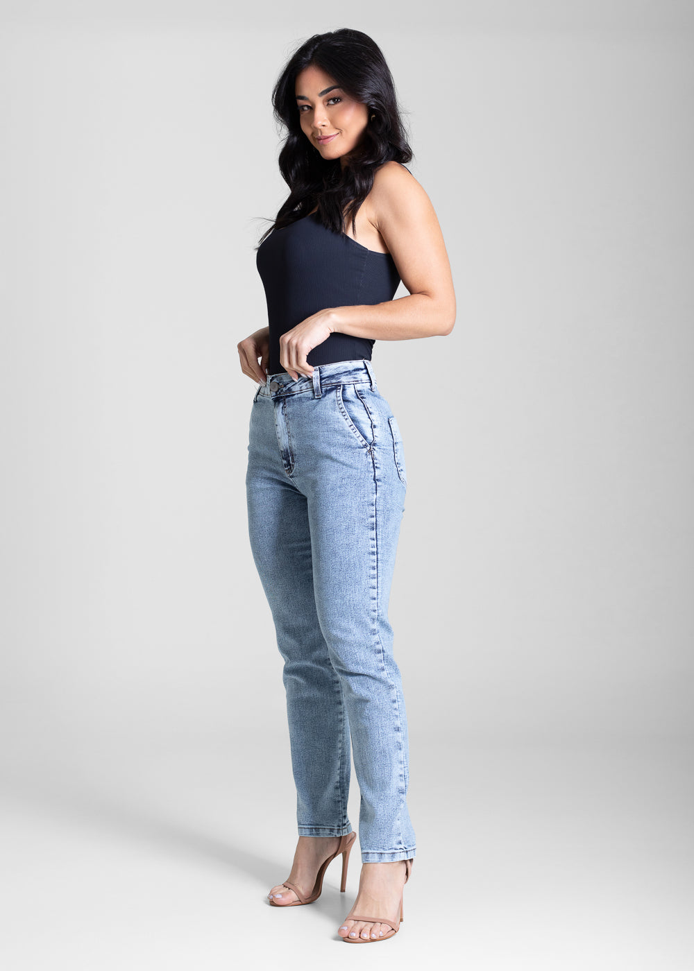 Calça Jeans Sawary Reta - 283664 AZUL