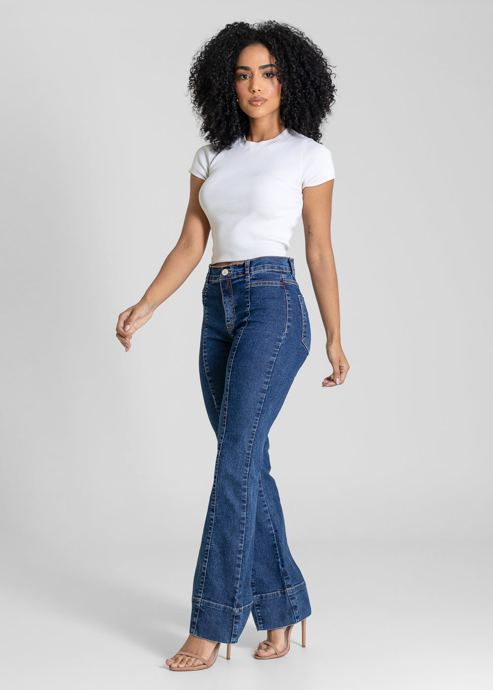 Calça Jeans Sawary Boot Cut - 283672 AZUL