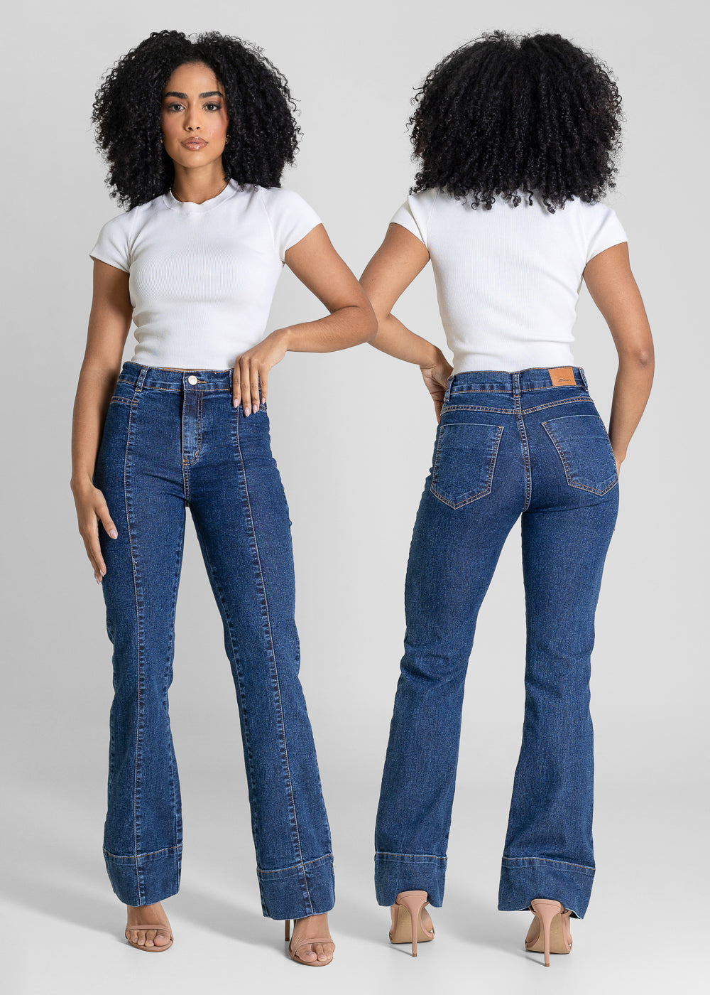 Calça Jeans Sawary Boot Cut - 283672 AZUL