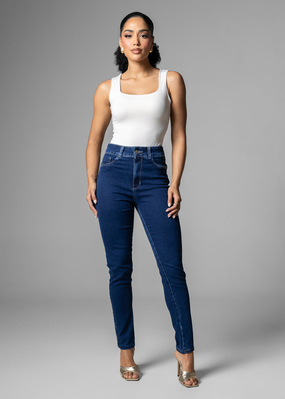 Calça Jeans Sawary Push Up - 283685 AZUL