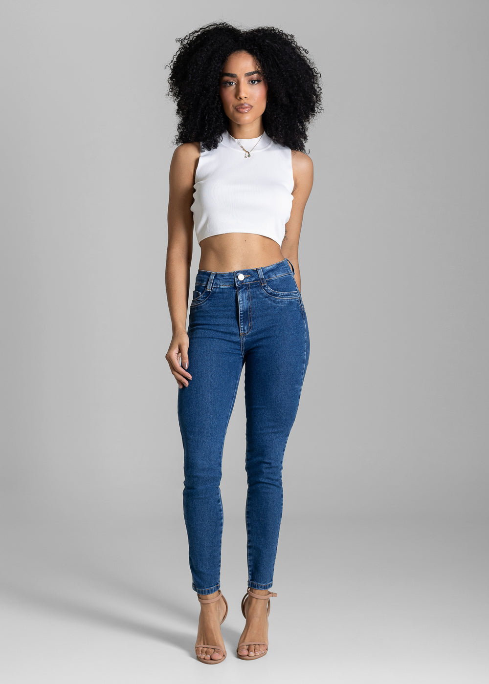 Calça Jeans Sawary Levanta Bumbum - 283693 AZUL