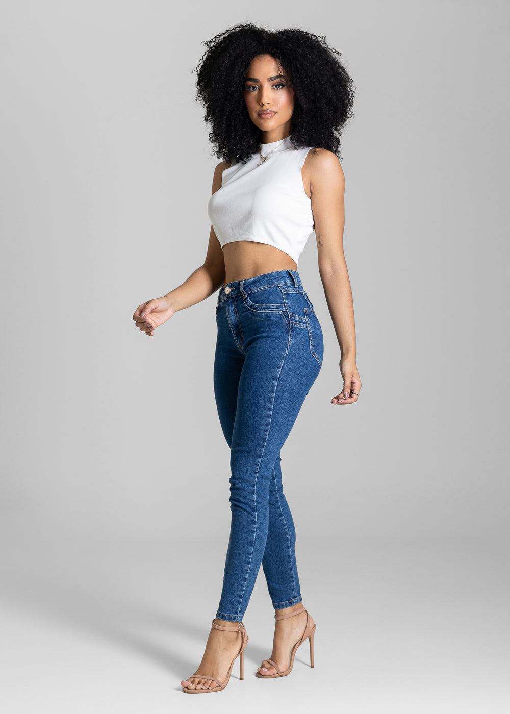 Calça Jeans Sawary Levanta Bumbum - 283693 AZUL