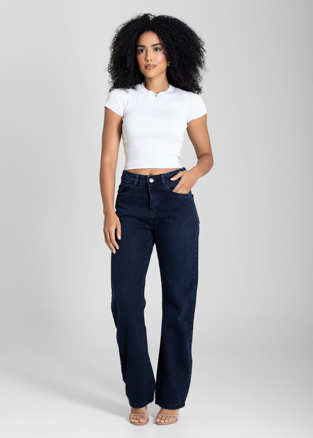 Calça Jeans Sawary Reta - 283698 AZUL