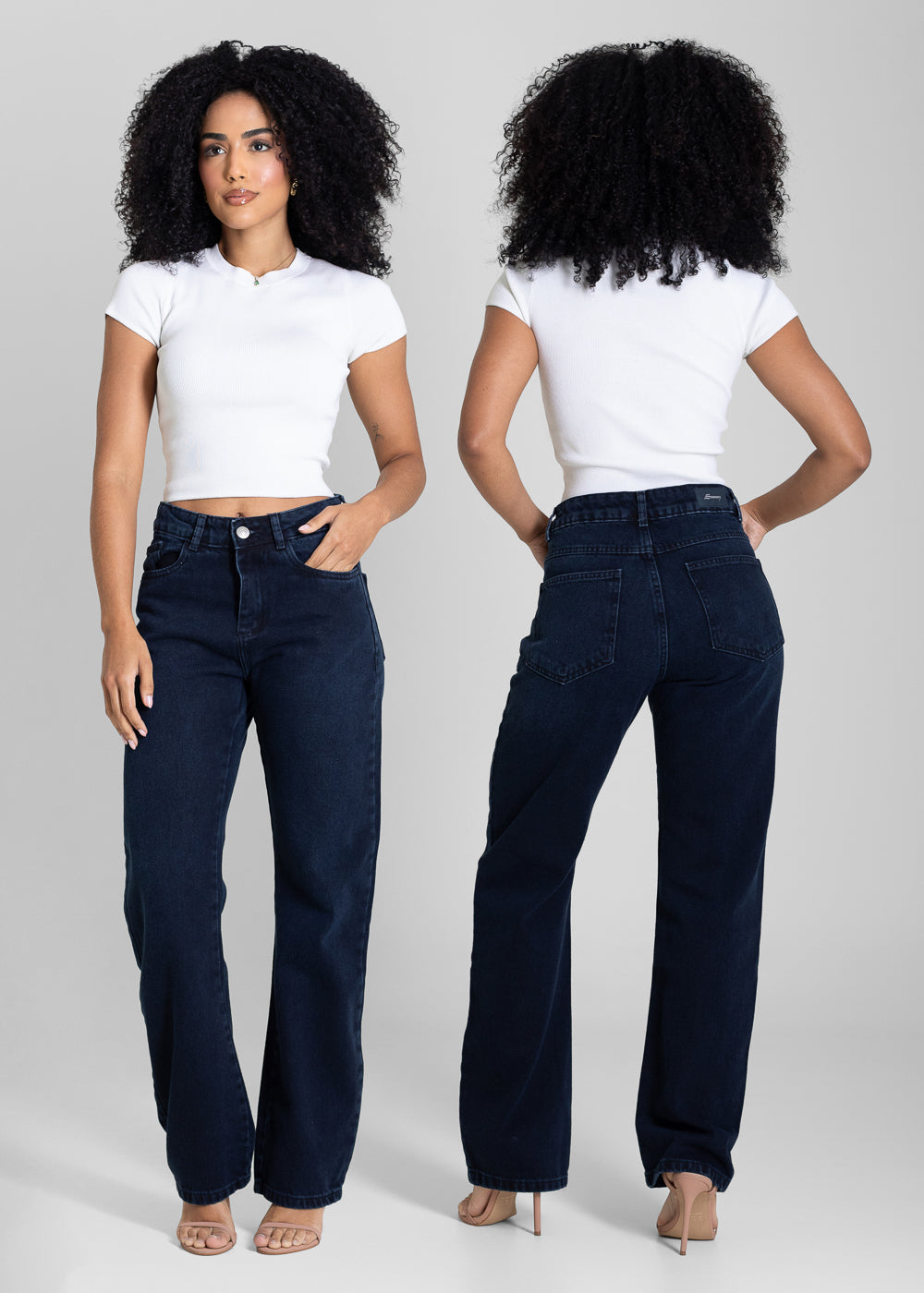 Calça Jeans Sawary Reta - 283698 AZUL