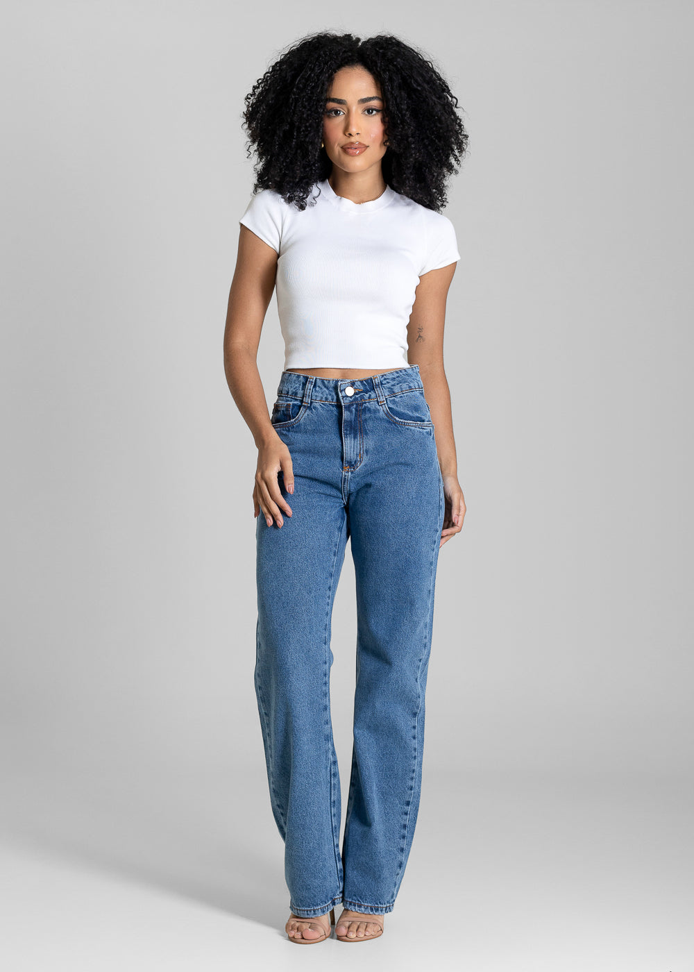 Calça Jeans Sawary Reta - 283700 AZUL