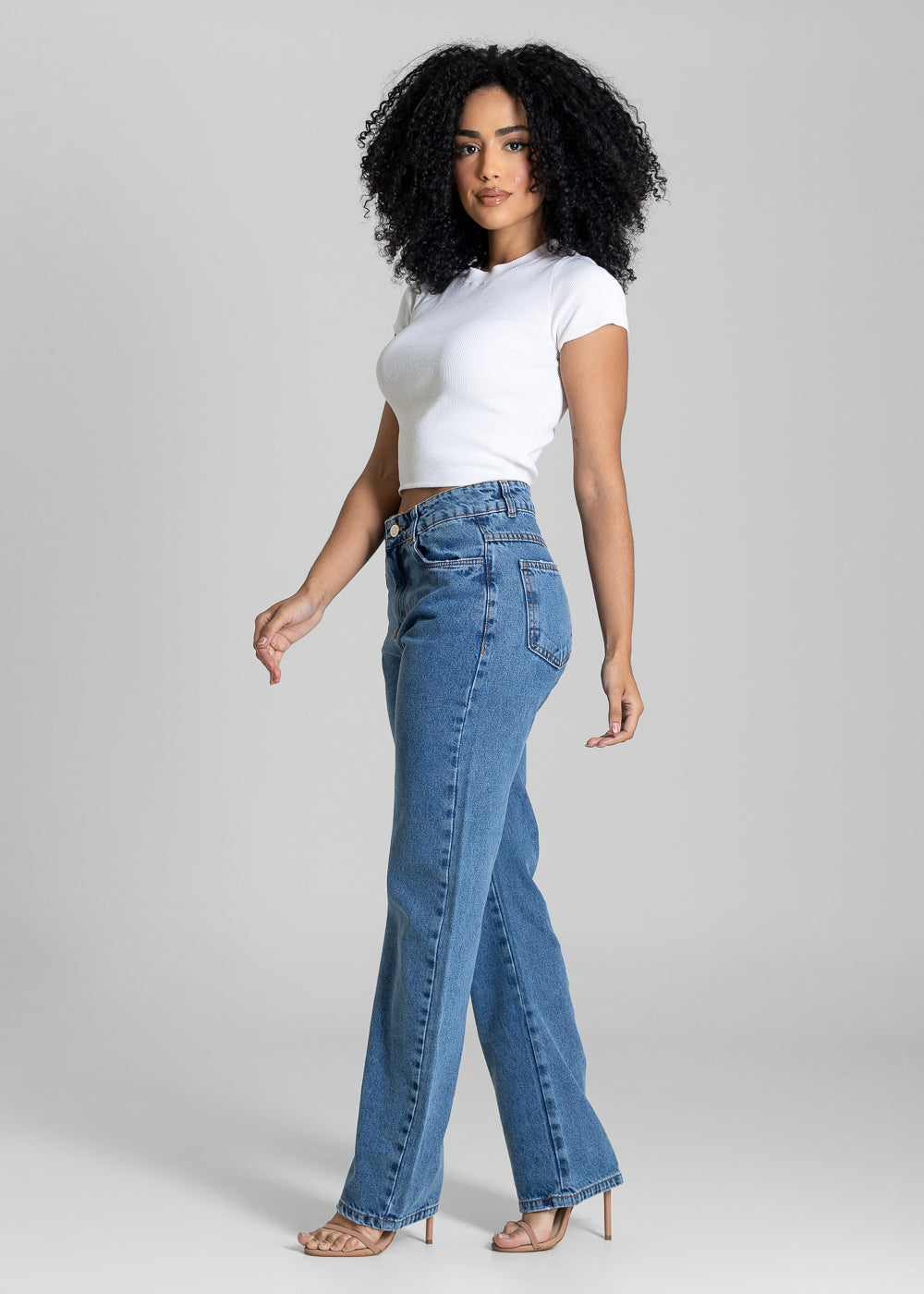 Calça Jeans Sawary Reta - 283700 AZUL
